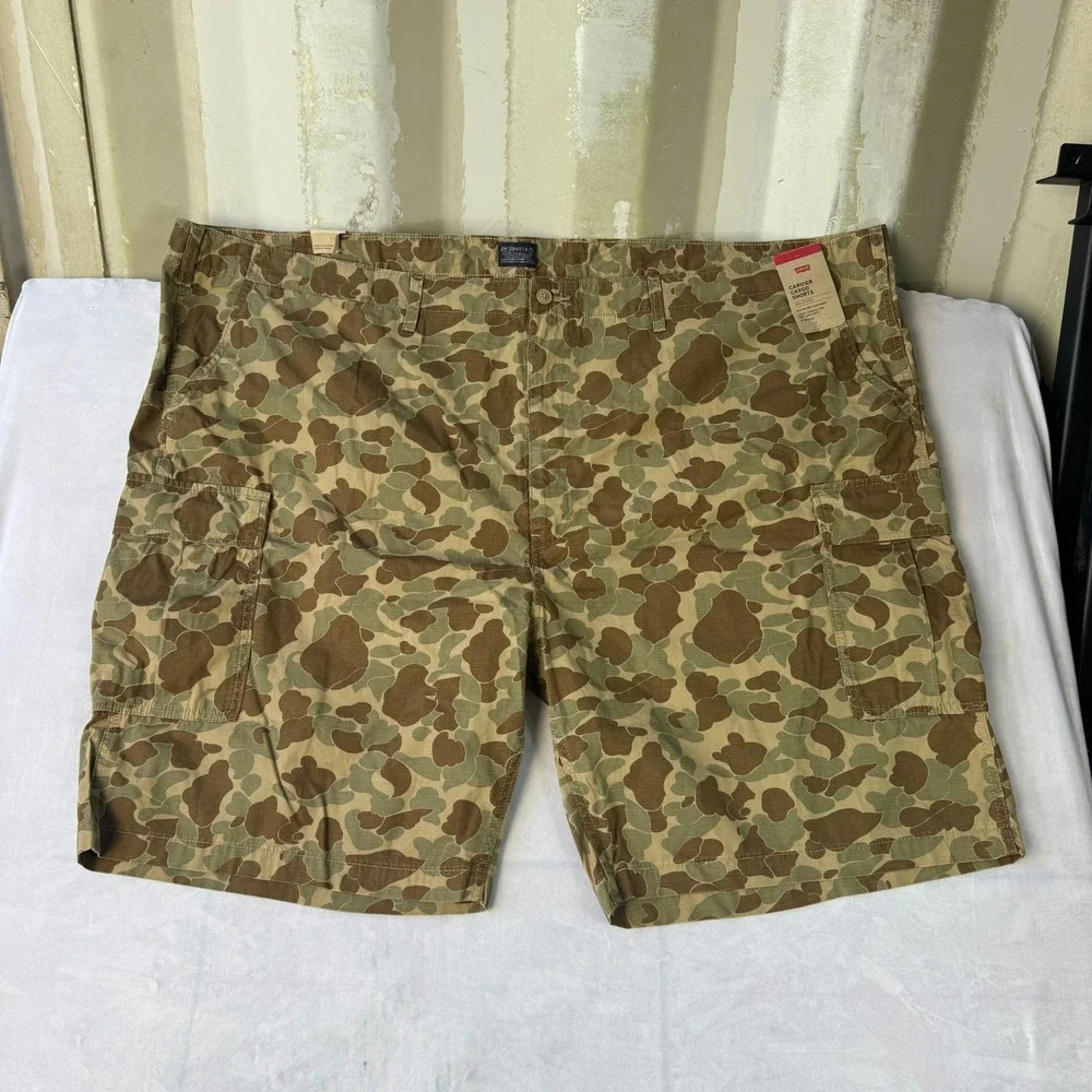 Levi's Carrier Cargo Shorts Mens 60 Green Harvest Classic Duck Camo Relaxed Fit
